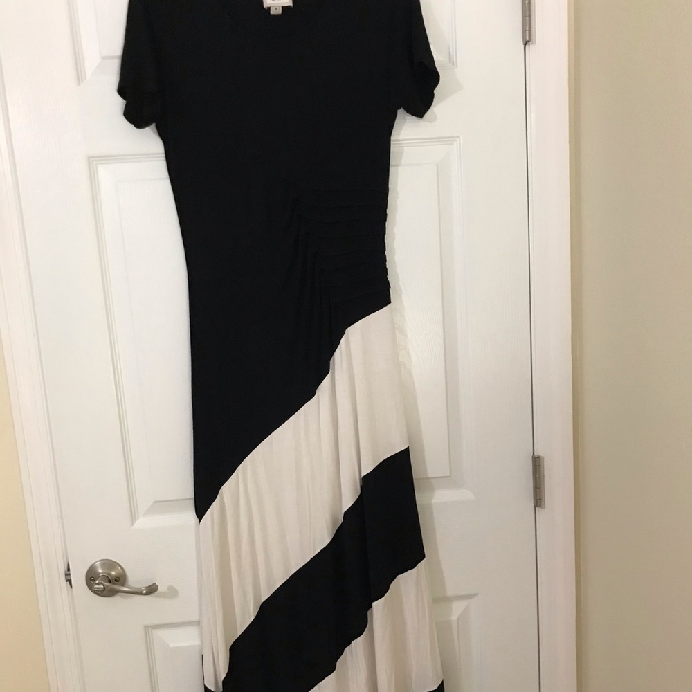 Black and white dress